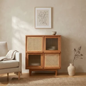 Tủ Gỗ 4 Ngăn Hộp Thông Minh Oxca - TAM Furniture