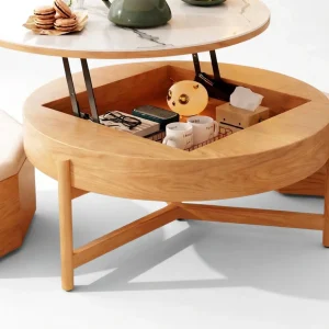 Bộ Bàn Sofa Kết Hợp Ghế Đôn Cavo - TAM Furniture