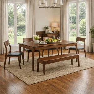 Bộ Bàn Ăn Cổ Điển Trace – TAM Furniture