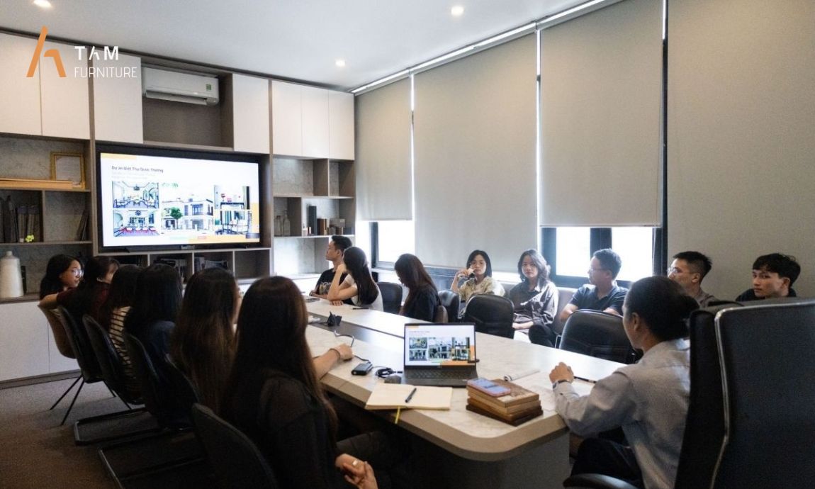 Họp dự án tại TAM Furniture