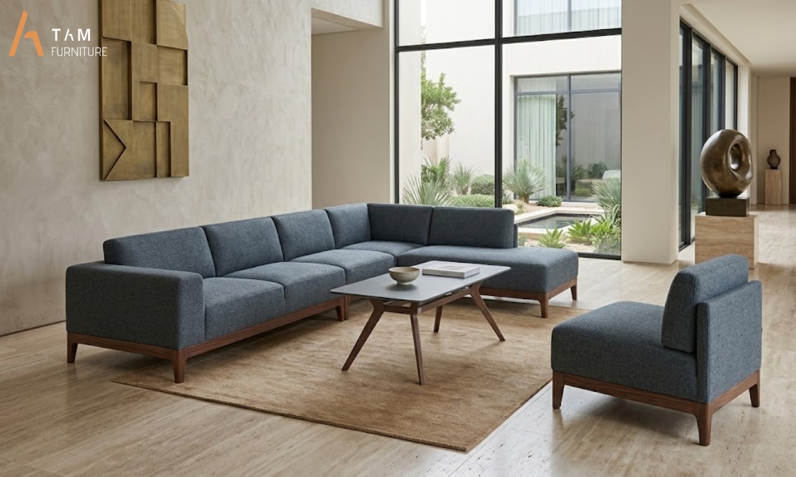 bàn sofa gỗ voki đẹp nâng tầm không gian