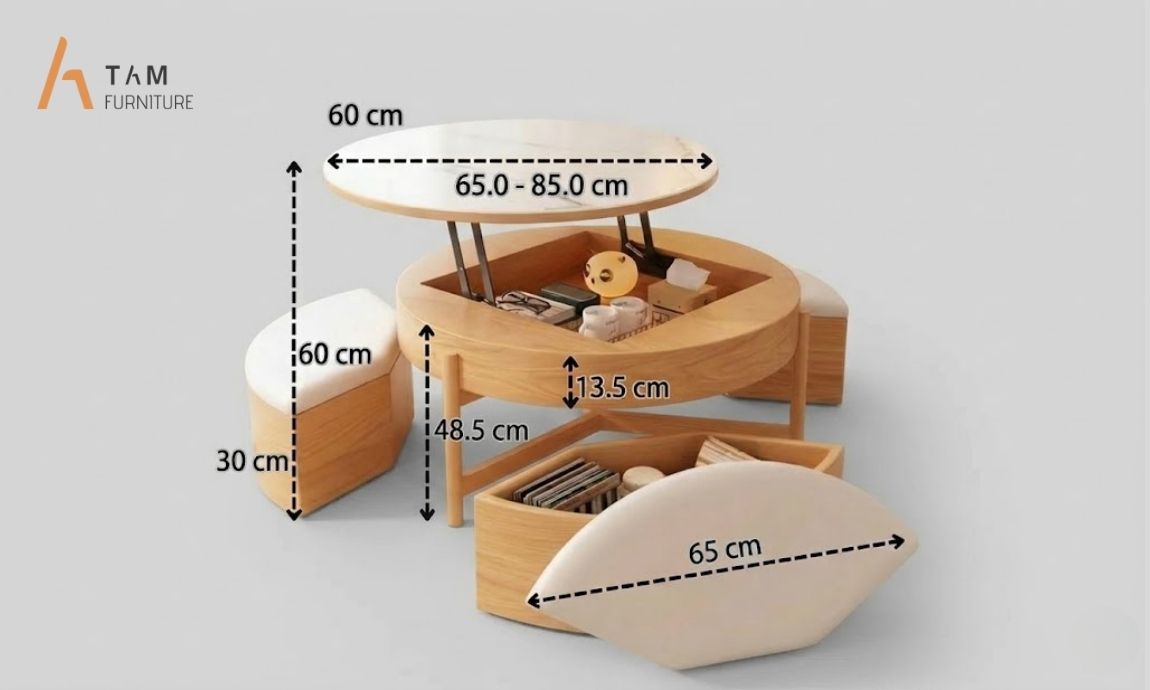 kích thước của sản phẩm cavo
