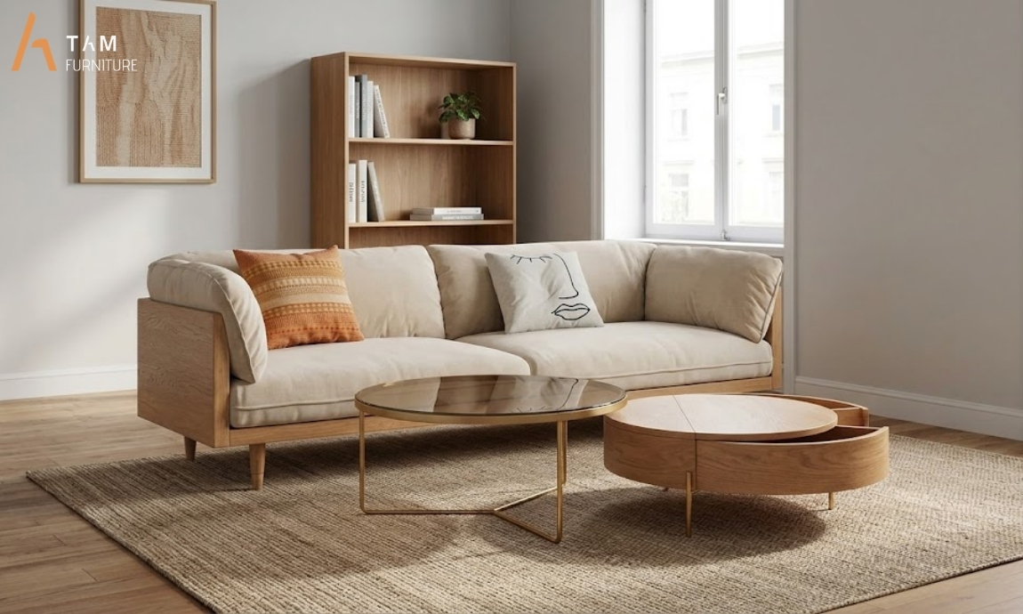 bộ ghế sofa gỗ tần bì recall cho không gian sang trọng