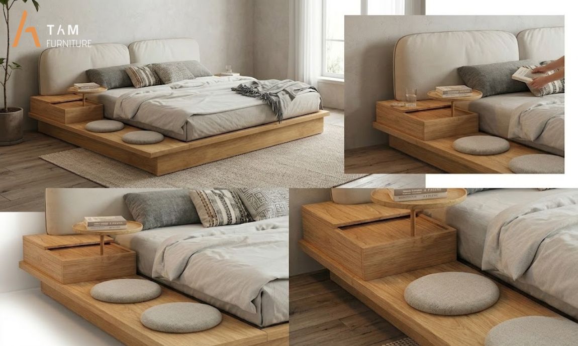 các góc giường charming bed