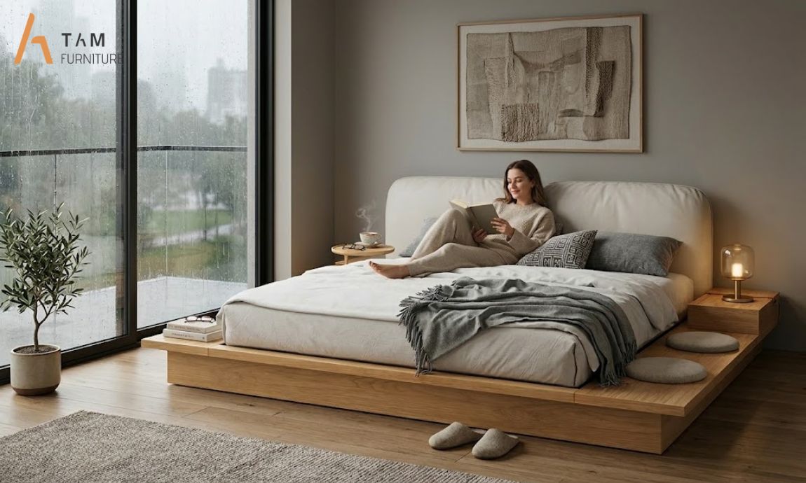 sự vỗ về giấc ngủ từ charming bed