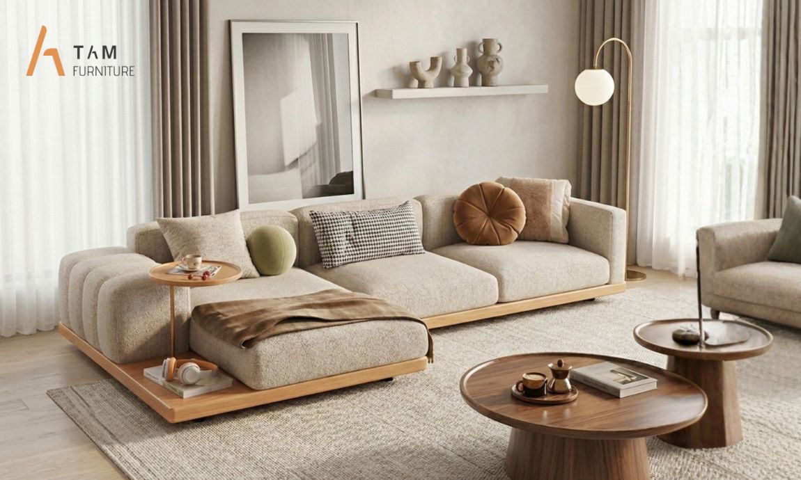 Cảm hứng bất tận từ ghế sofa gỗ tần bì Daze 