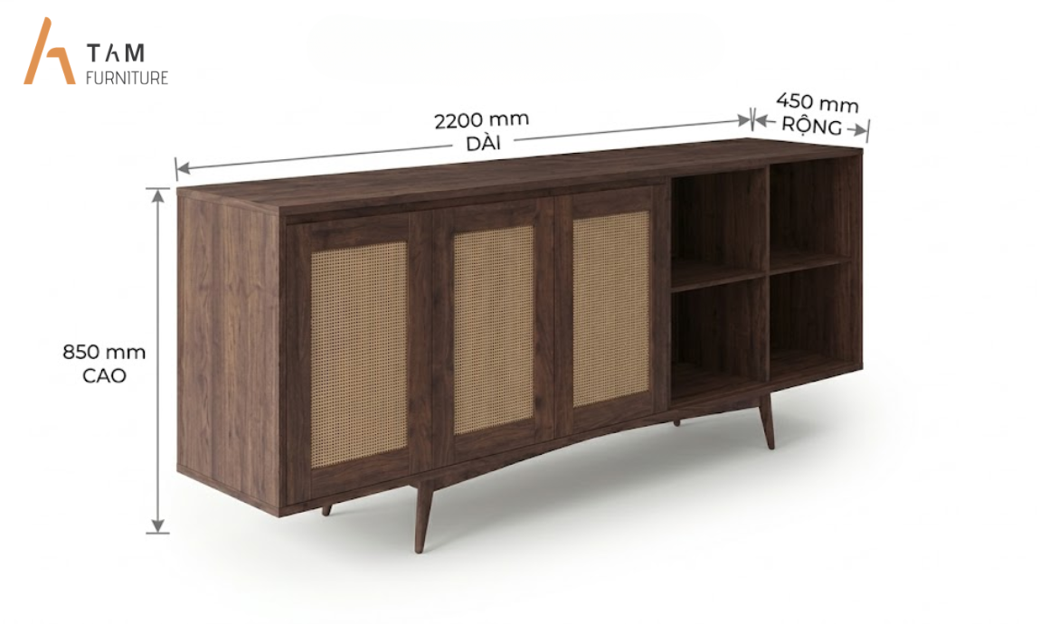 chi tiết cấu tạo và kích thước