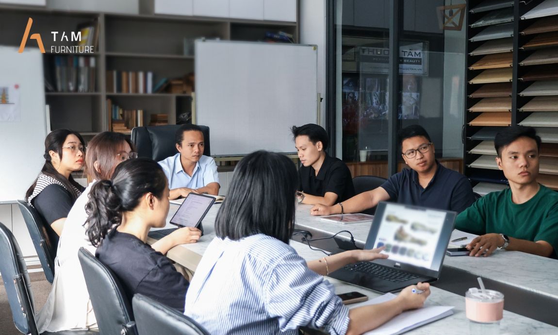 TAM Furniture họp dự án