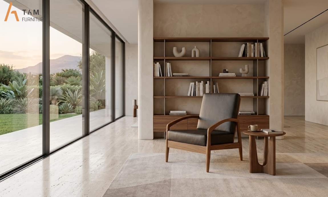 ghế relax gỗ maxdupi đẹp nâng tầm không gian sống