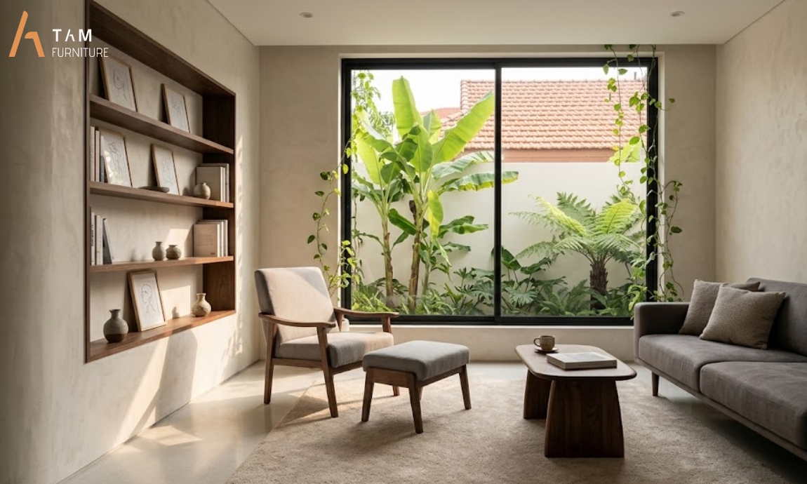 ghế relax gỗ rela tinh tế hiện đại