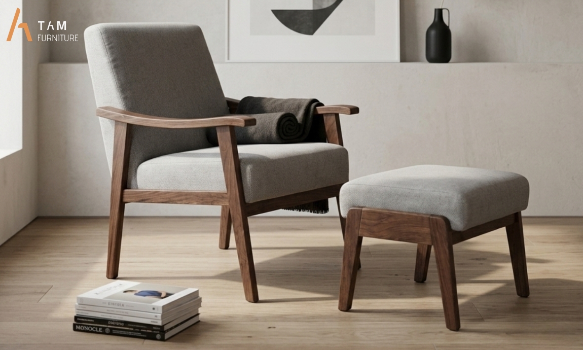 ghế relax gỗ rela