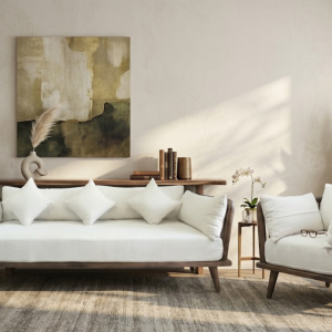 Ghế sofa gỗ óc chó