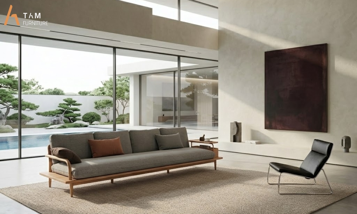 ghế sofa gỗ tần bì future tinh tế hiện đại