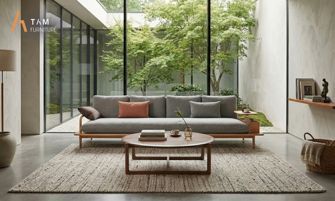 Tam Furniture cung cấp ghế sofa gỗ tần bì chính hãng