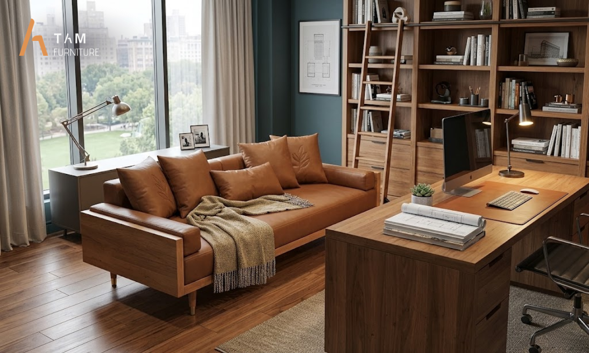  Sofa gỗ tần bì hiện đại tại TAM Furniture