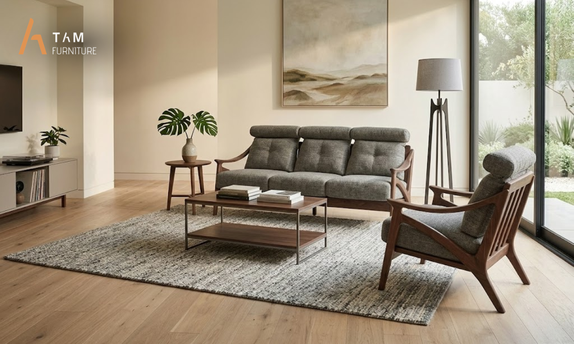  Sofa gỗ tần bì cao cấp tại TAM Furniture