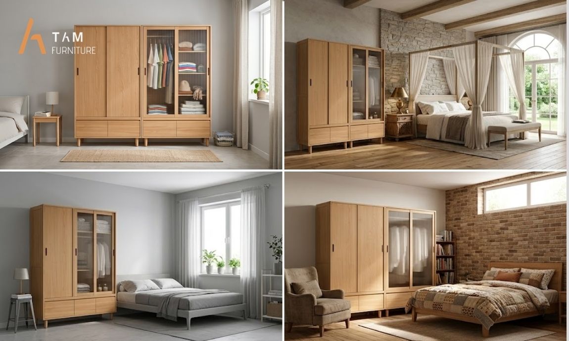 Giải pháp lưu trữ thông minh và nâng cao lối sống đẳng cấp cùng tủ gỗ tần bì Glarobe