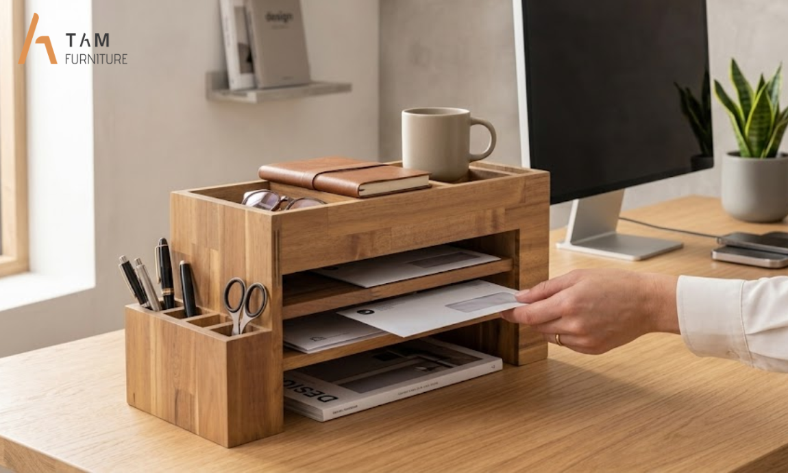 Hoàn thiện góc làm việc