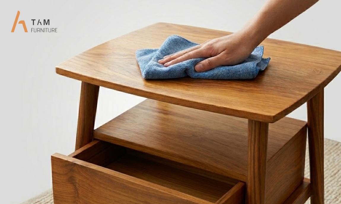 Hướng dẫn bảo quản tủ đầu giường Kama