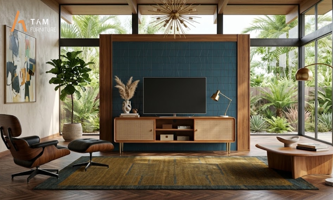 Khơi nguồn cảm hứng thiết kế tủ tivi gỗ Alana 