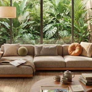Ghế sofa gỗ tần bì