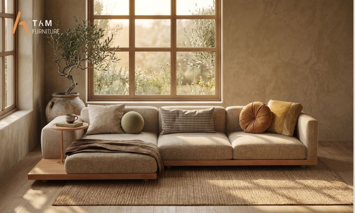 Sự tỉ mỉ trong chế tác ghế sofa gỗ tần bì Daze 