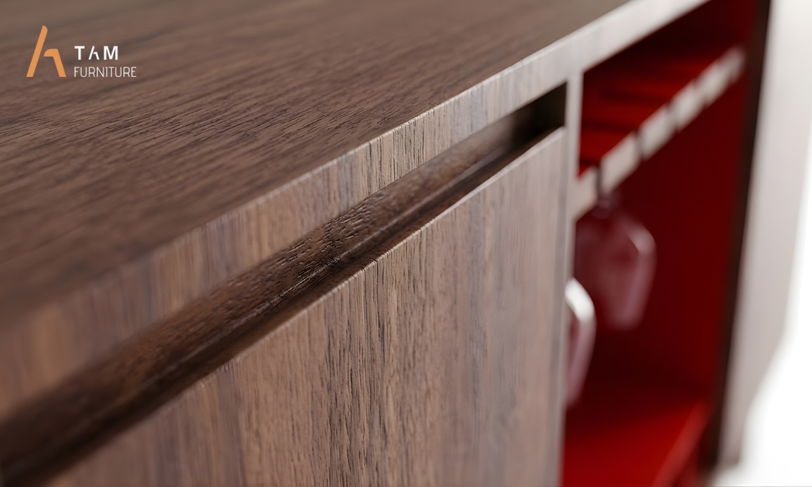 Tay nắm vát ẩn của Tủ Console Janie