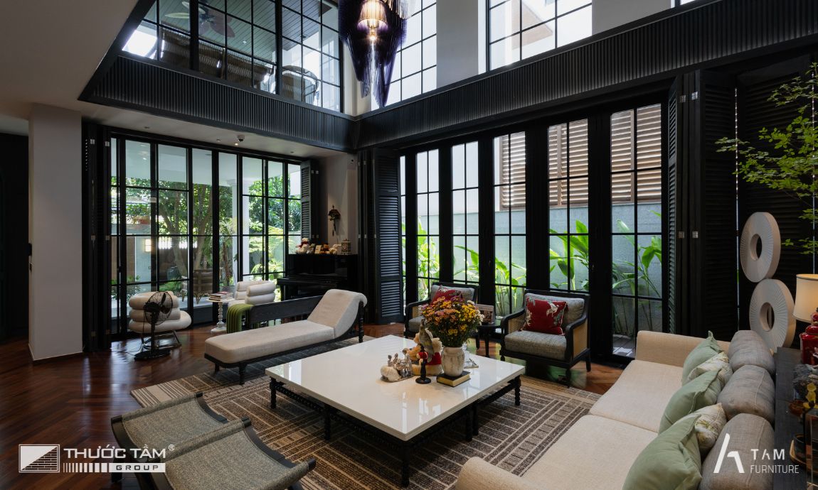 thi công nội thất phùng anh villa