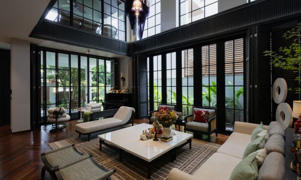 thi công nội thất phùng anh villa