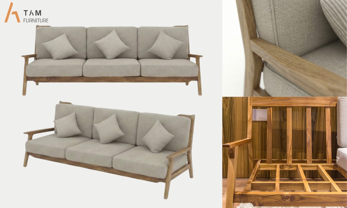 thiết kế ghế sofa gỗ davi