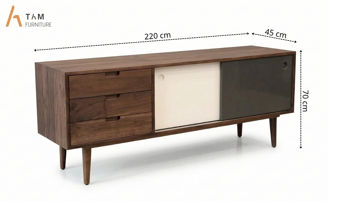 Thông số kỹ thuật chi tiết tủ Tivi Gỗ Savi