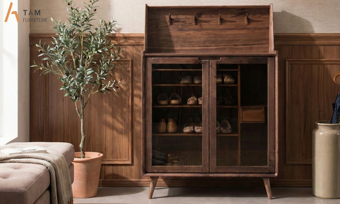 tủ giày gỗ baca