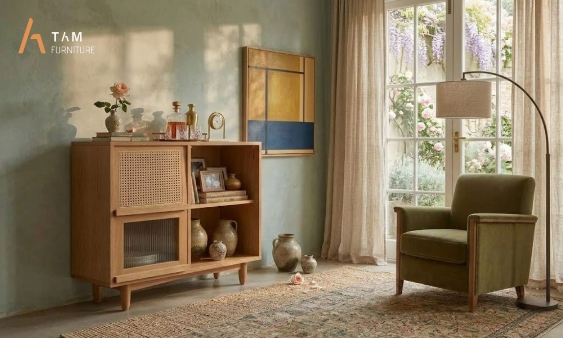 cảm hứng thiết kế tủ gỗ tần bì 4 năng oxca