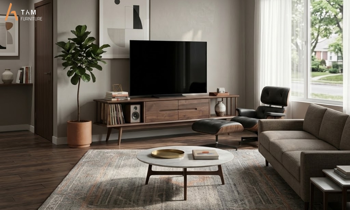 tủ tivi gỗ kony cho không gian sang trọng