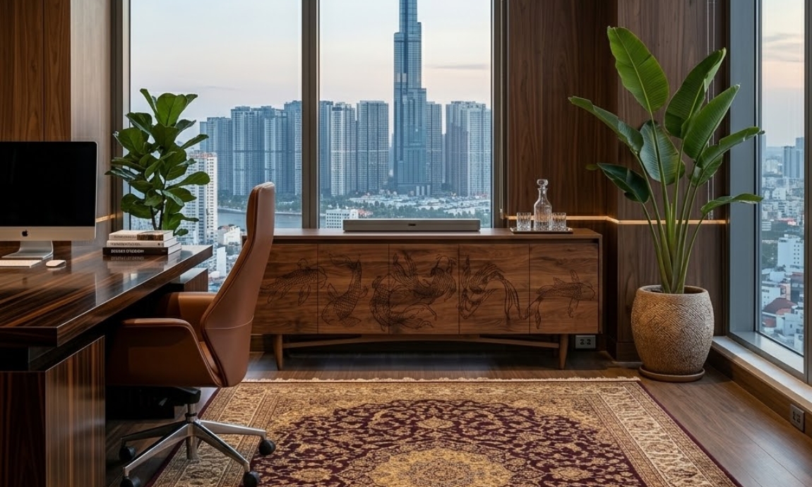 tủ tivi gỗ valdi đẹp nâng tầm không gian