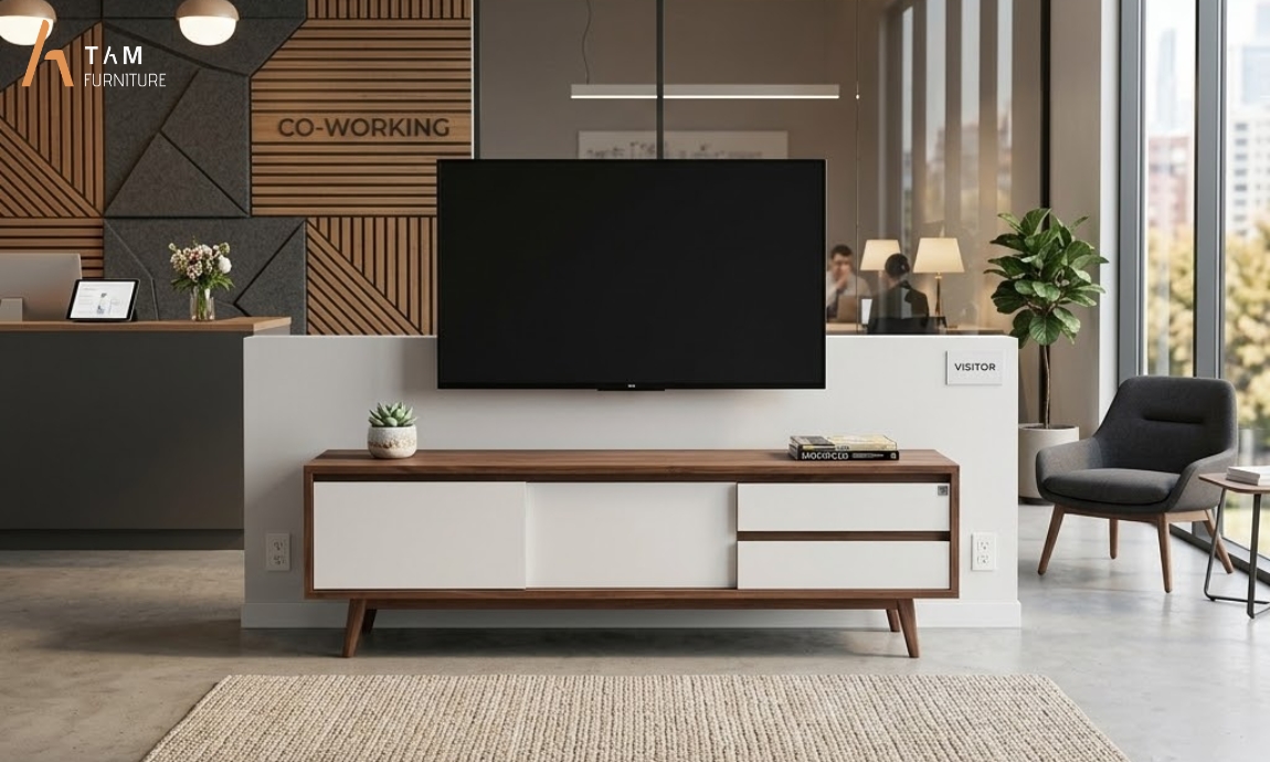 tủ tivi gỗ wada đẹp nâng tầm không gian