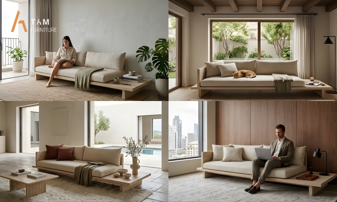 Ứng dụng thực tế ghế Sofa Simple