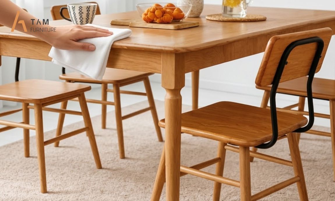 vệ sinh bộ bàn ăn zesty