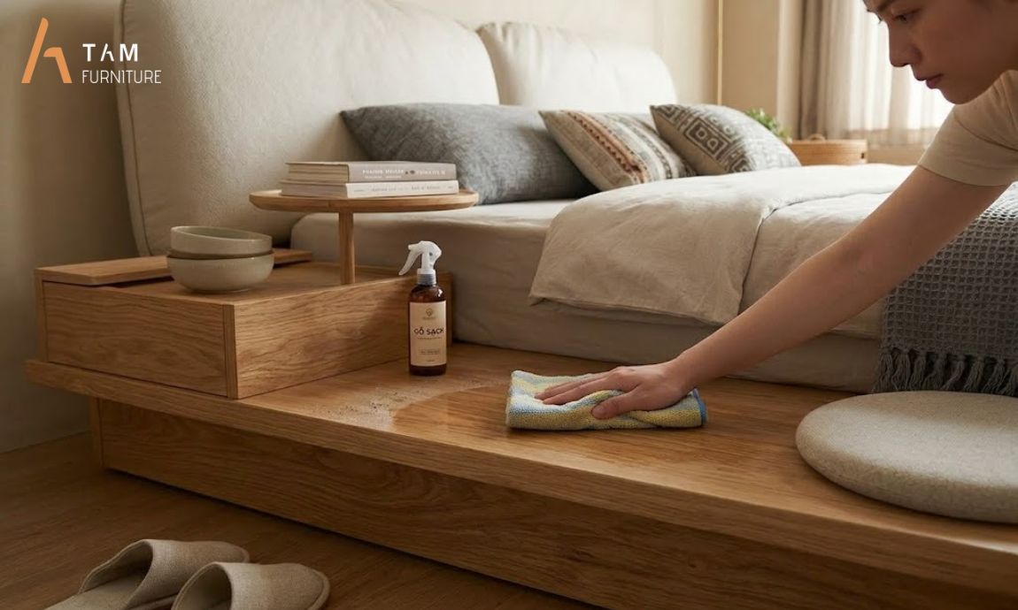 vệ sinh giường charming bed