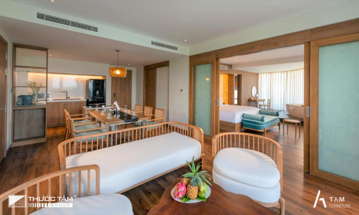 Bellerive Hoi An Resort: Thi công nội thất New Mid-Century