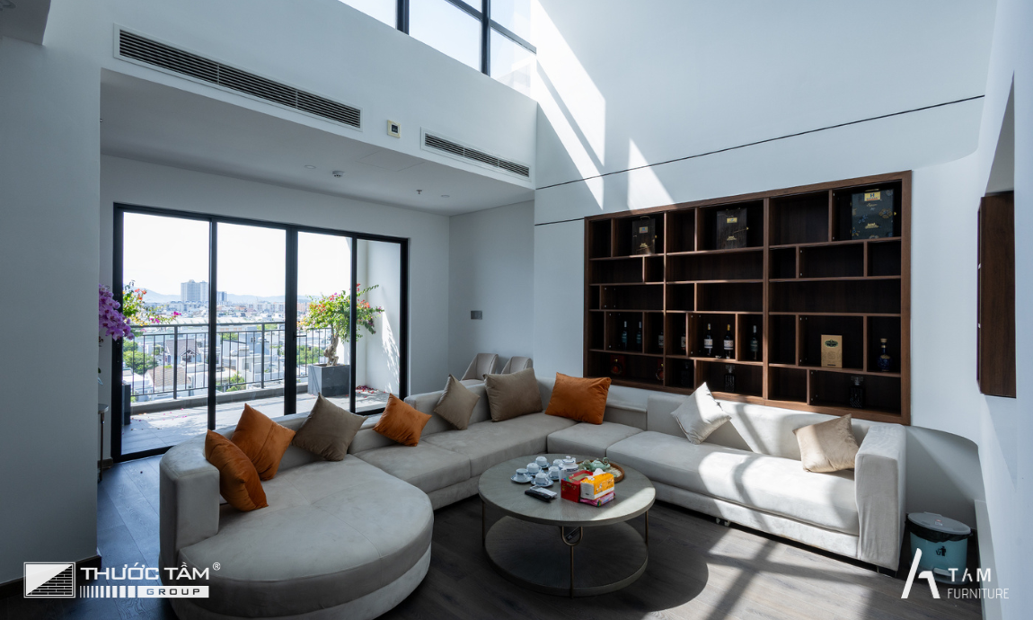 Không gian sinh hoạt chung – Bản giao hưởng của ánh sáng và hình khối 