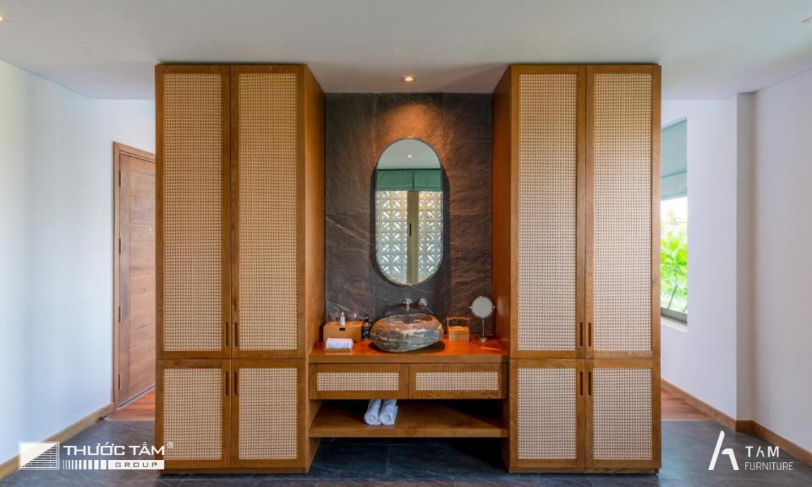 Khu vực Vệ sinh & Lavabo – Vẻ đẹp nguyên sơ, mộc mạc 