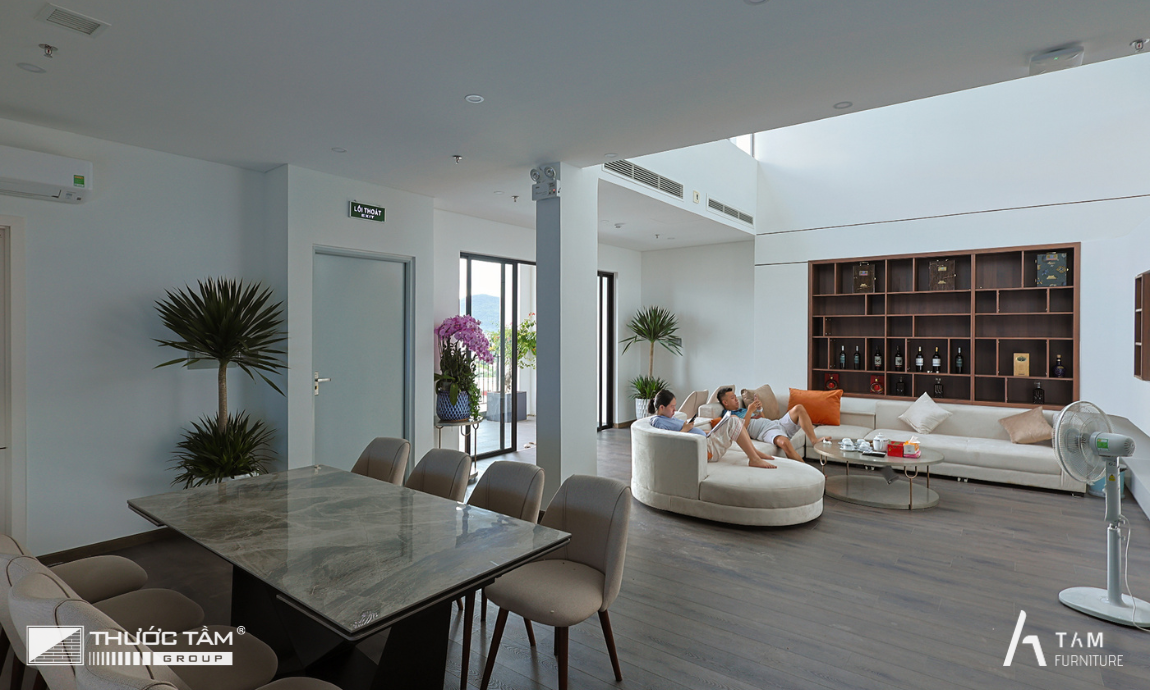 Mô hình và concept thi công dự án Top Floor Apartment Ngô Quyền 