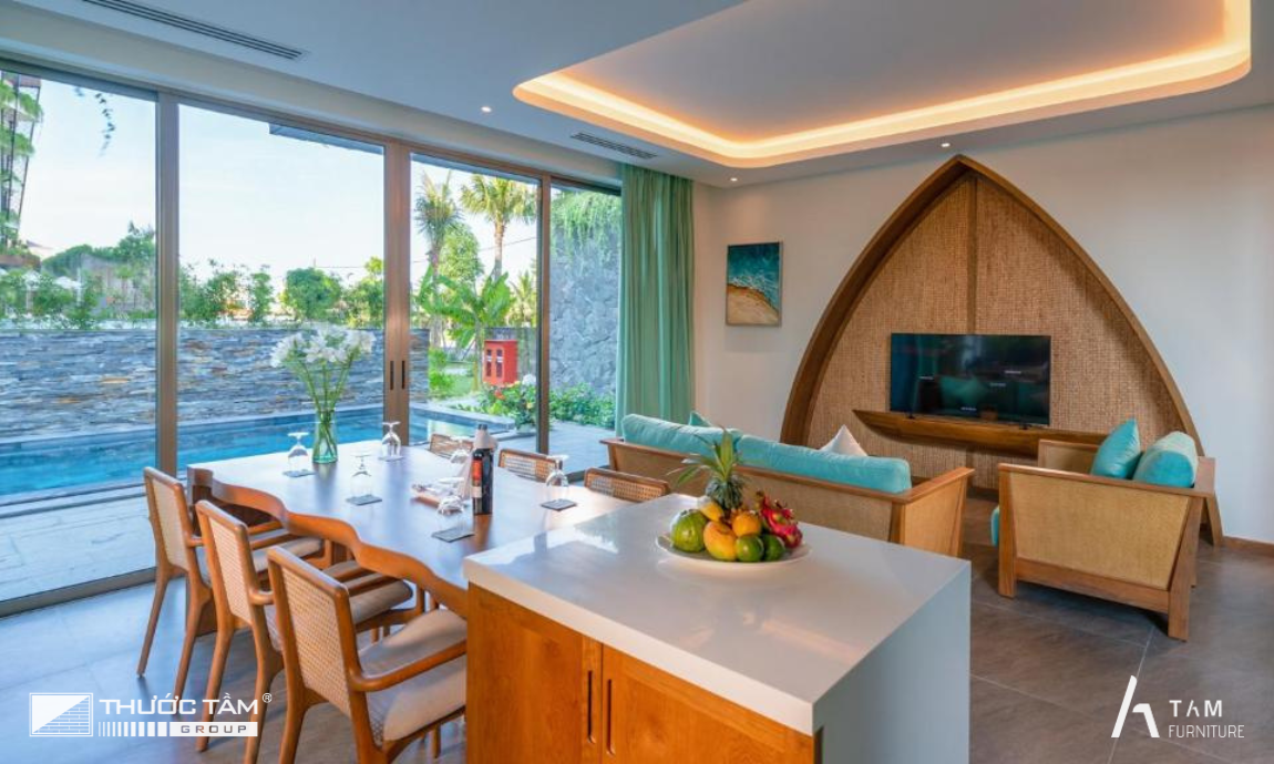 Không gian phòng khách & bếp ăn – Tiện nghi, rộng mở và kết nối 