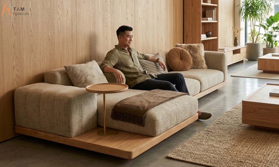Bí quyết chọn sofa gỗ tần bì chữ L chất lượng đáng tiền
