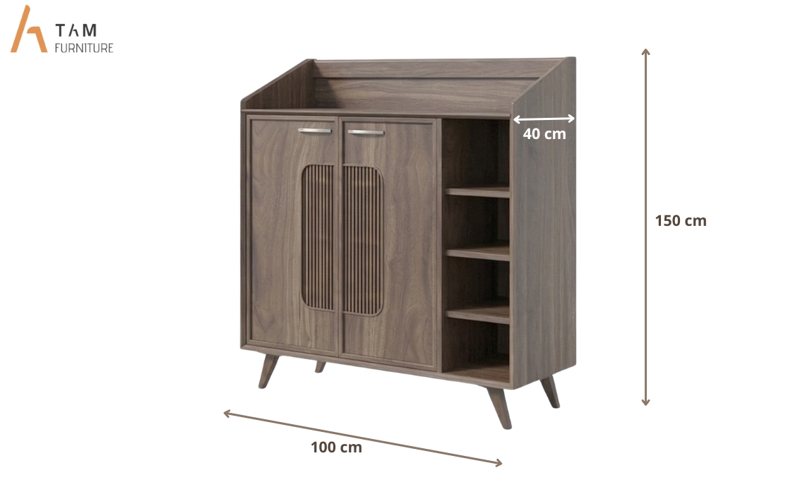 kích thước tủ giày zuco