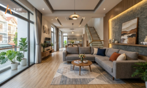 sofa phòng khách nhà ống