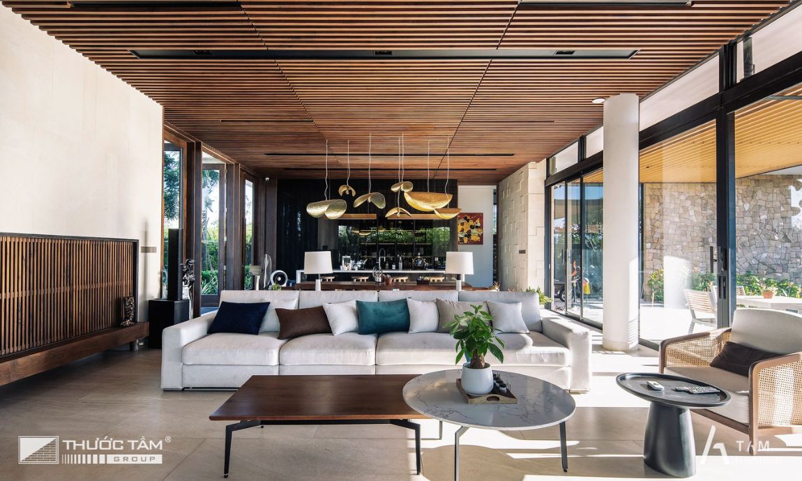 thi công nội thất biệt thự thiên không