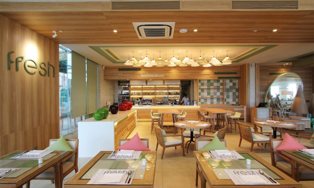 thi công nội thất nhà hàng fusion suites resort