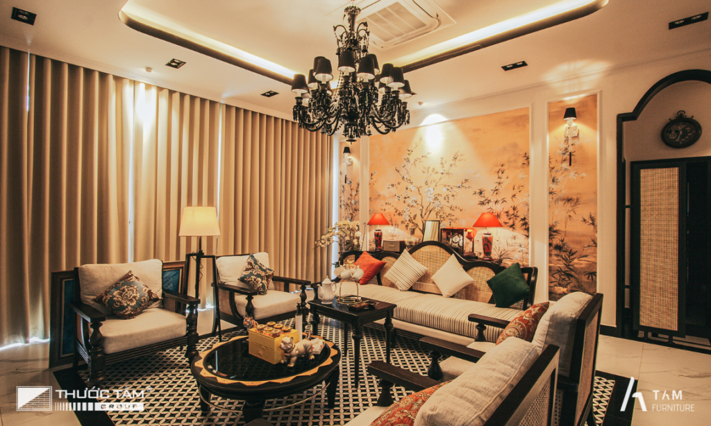 thi công nội thất Peaceful Villa